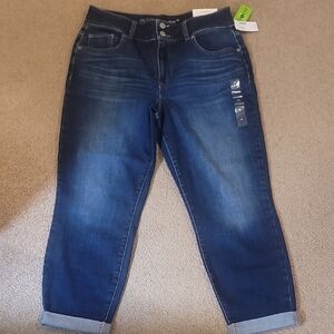 Maurices Dark Blue Boyfriend Jeans